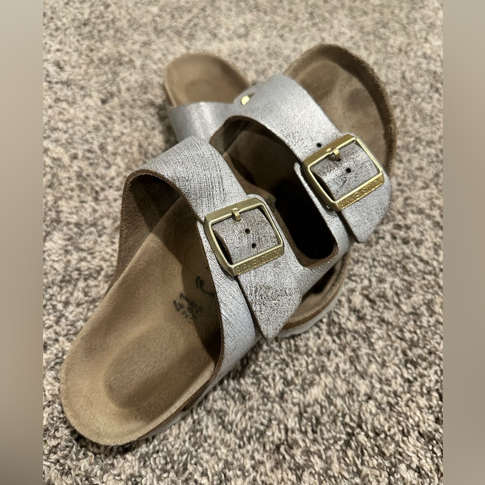 Women’s Metallic Birkenstock Arizona